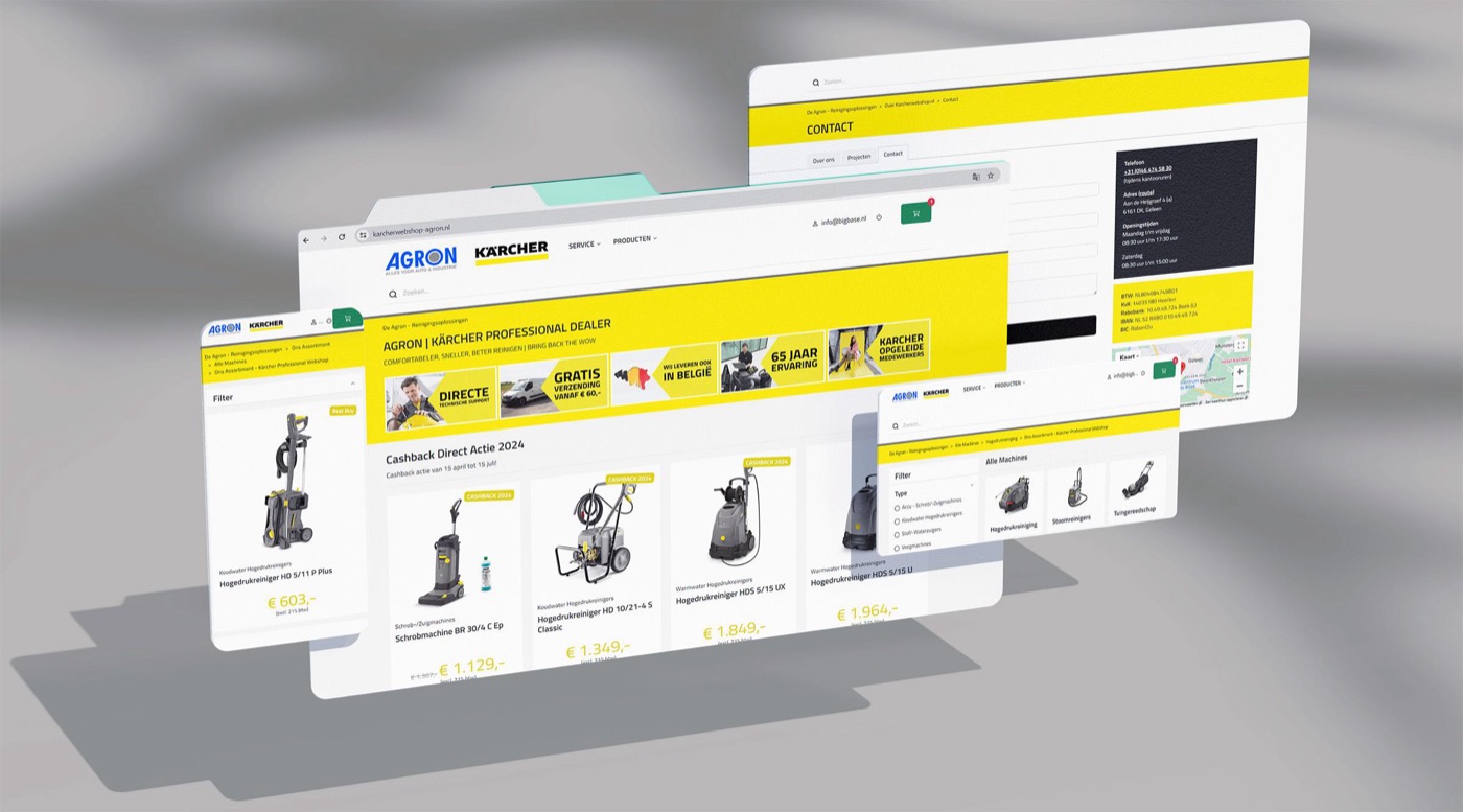 Agron Kärcher webshop — Import/Export