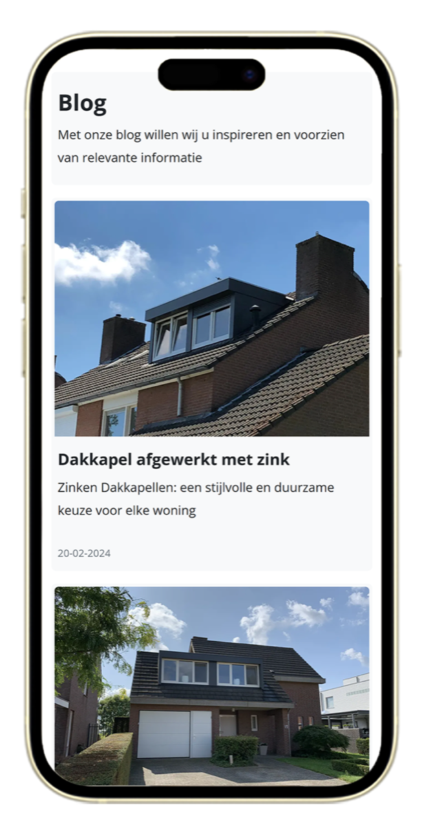 Pinckers Dakkapellen — Dormer configurator