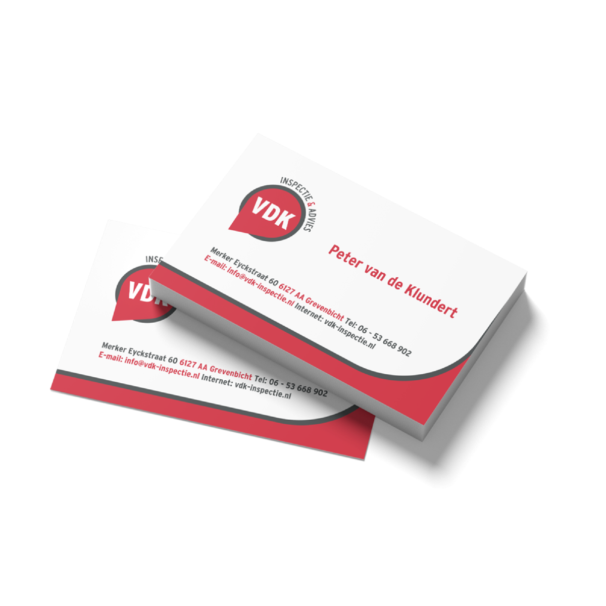 VDK Inspectie en Advies — Visitekaartjes